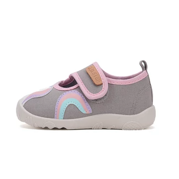 D.D.step kislány vászoncipő, szürke, unikornisos