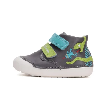 D.D.step kisfiú átmeneti cipő sötétszürke, zöld, kígyós