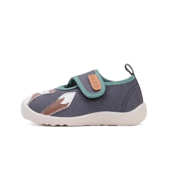 D.D.step kisfiú vászoncipő, szürke, rókás