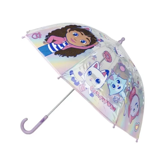 Gabi babaháza esernyő, gyerek, átlátszó