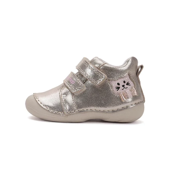 D.D.step kislány átmeneti cipő rózsaszín, cicás