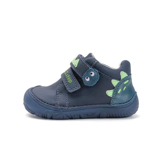 D.D.step átmeneti kisfiú cipő sötétkék, dinós