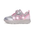 Kép 7/7 - D.D.step kislány rózsaszín, szürke, rózsás sportcipő, LED (22-27)