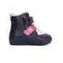 Kép 3/6 - D.D.step bélelt kislány téli cipő sötétkék, ezüst, pink nyuszis  (19-24)