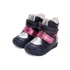 Kép 5/6 - D.D.step bélelt kislány téli cipő sötétkék, ezüst, pink nyuszis  (19-24)