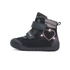 Kép 7/7 - D.D.step bélelt kislány téli cipő, fekete szivecskés, LED (31-36)